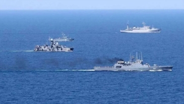 যুক্তরাষ্ট্রের হুমকির মুখে ইরান-রাশিয়ার যৌথ নৌ-মহড়া